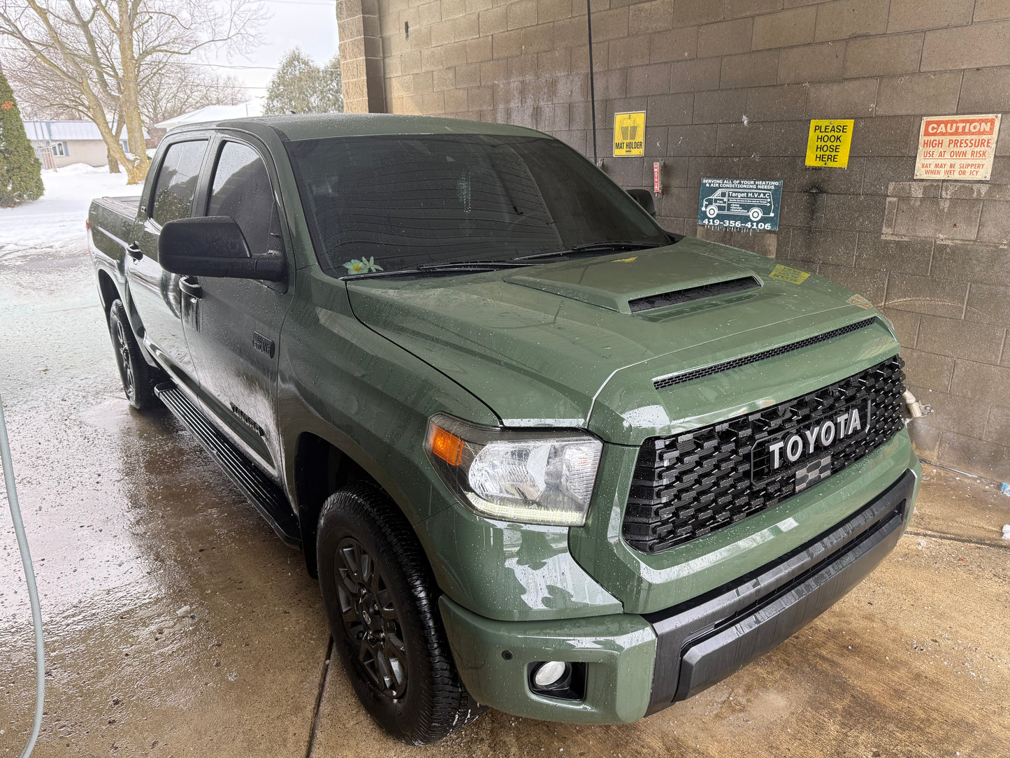 Toyota Tundra Hood Scoop - Army Green 6V7 - 2014-2021