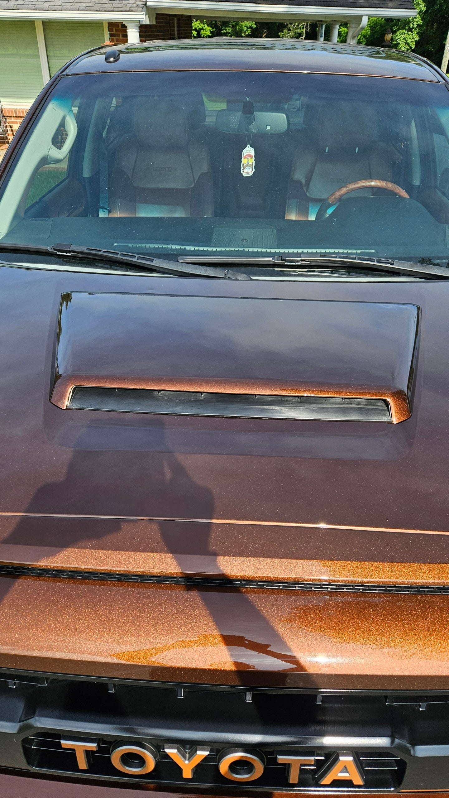Toyota Tundra Hood Scoop - Sunset Bronze 4U3 - 2014-2021