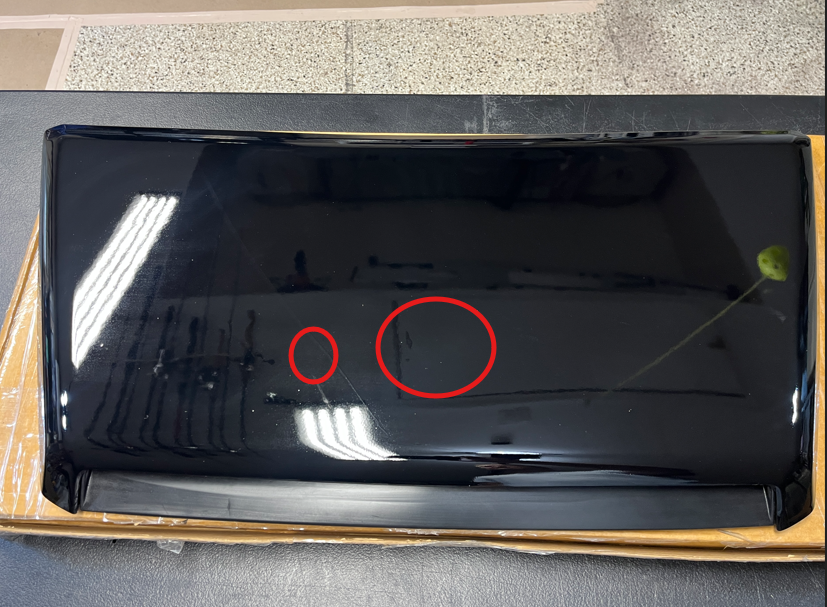Toyota Tundra Hood Scoop - Onyx Black 202 Blemish - 2014-2021
