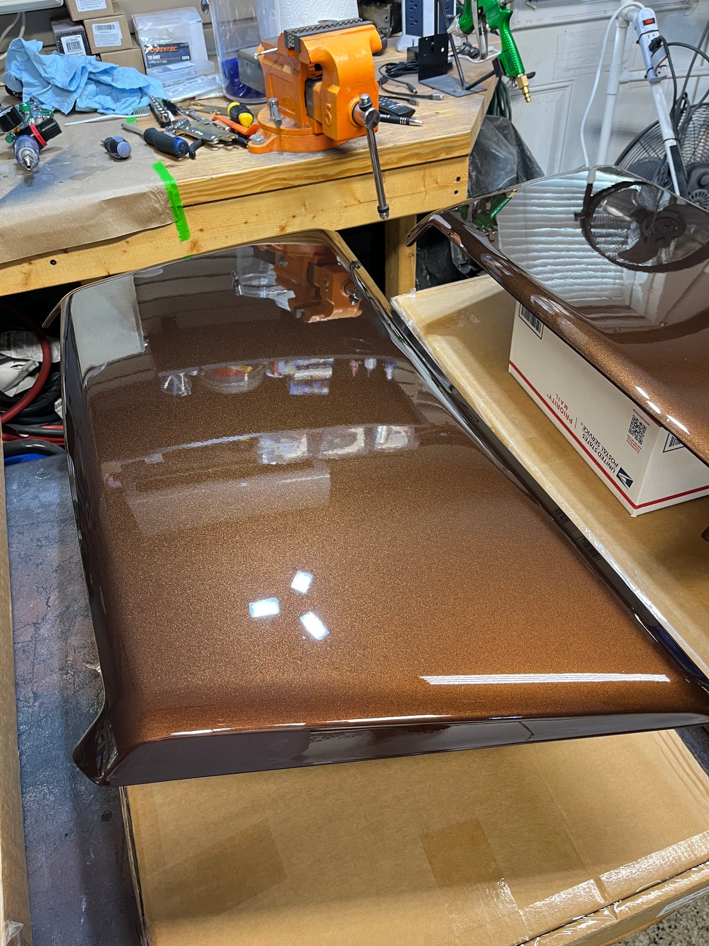 Toyota Tundra Hood Scoop - Sunset Bronze 4U3 - 2014-2021