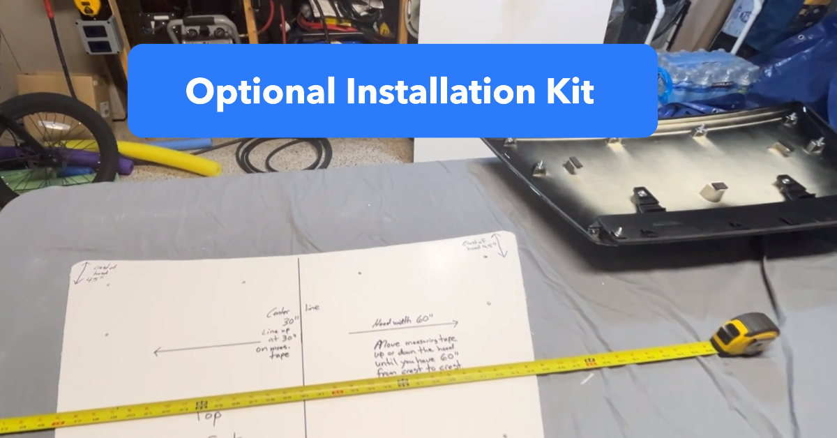 Hood Scoop Installation Kit