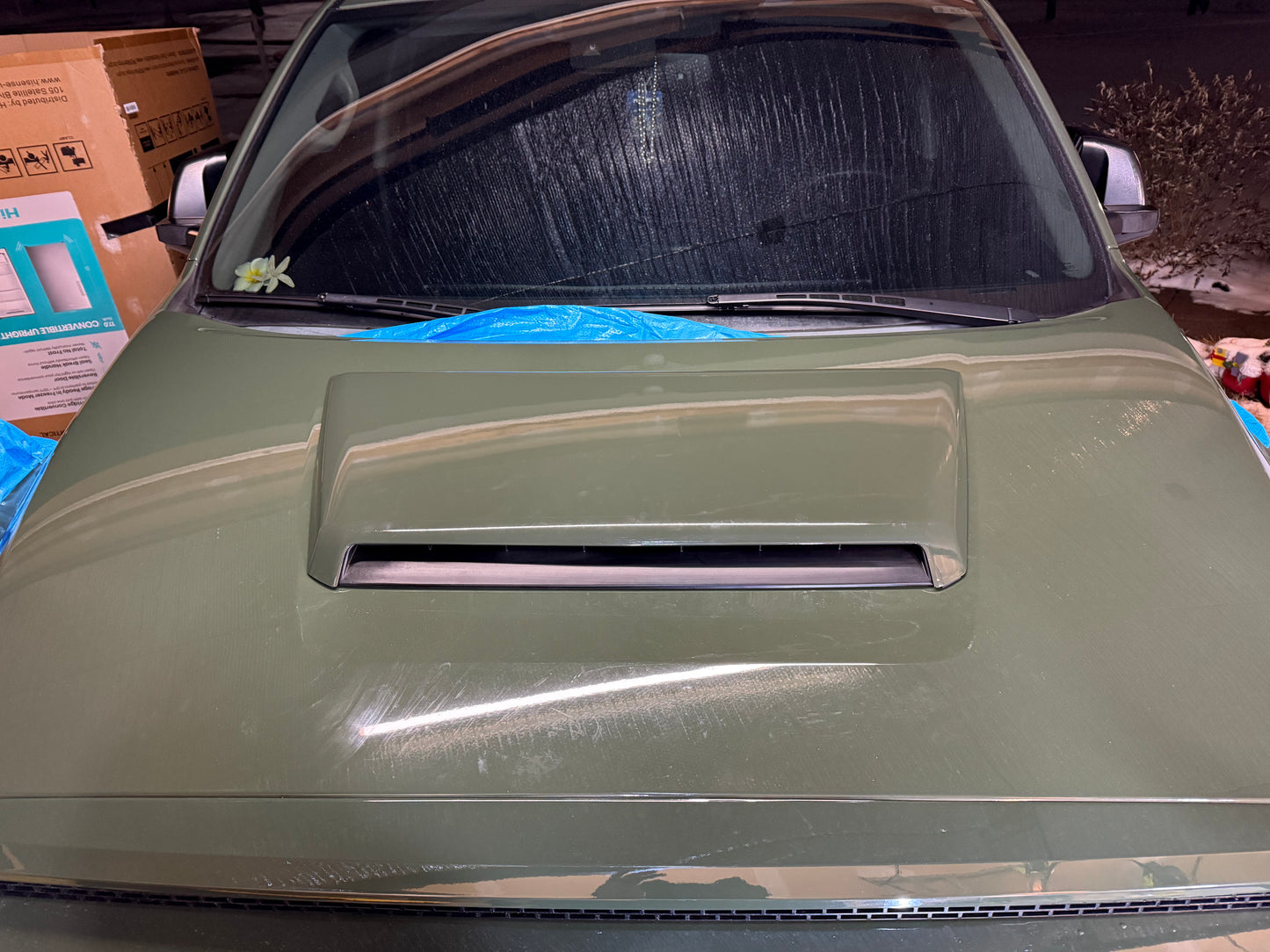 Toyota Tundra Hood Scoop - Army Green 6V7 - 2014-2021