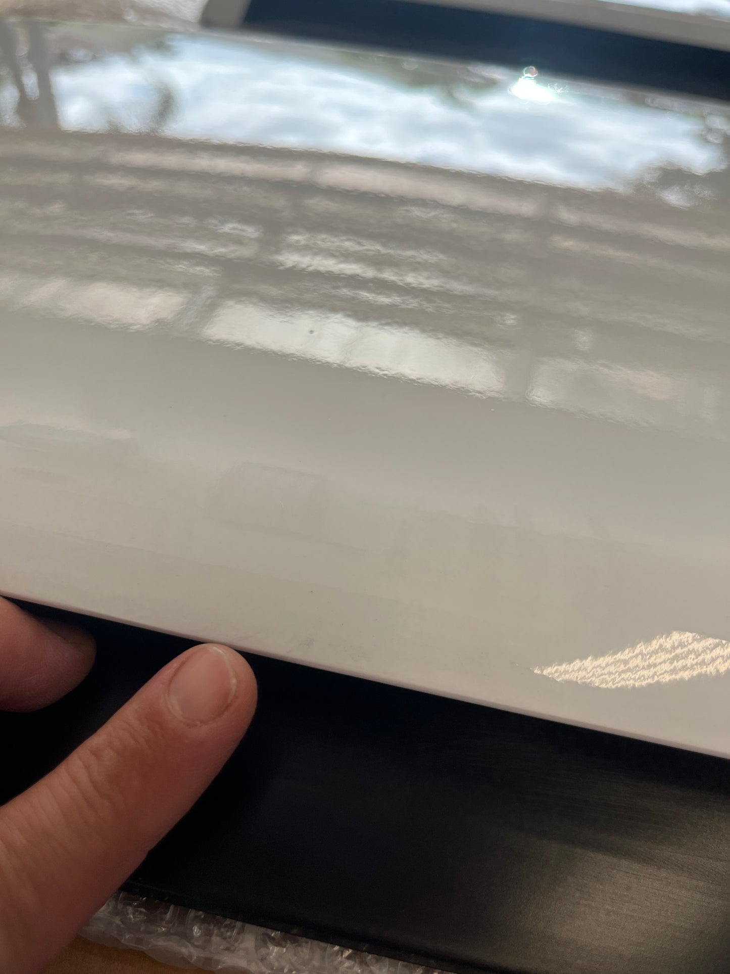 Toyota Tundra Hood Scoop - Super White 040 Blemish - 2014-2021