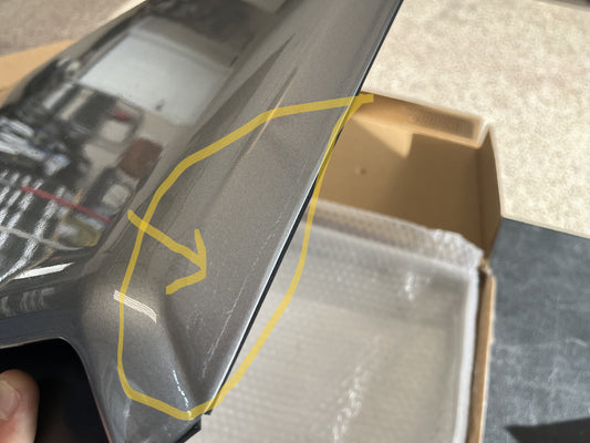 Toyota Tundra Hood Scoop - Silver Sky Metallic 1D6 Blemish - 2014-2021