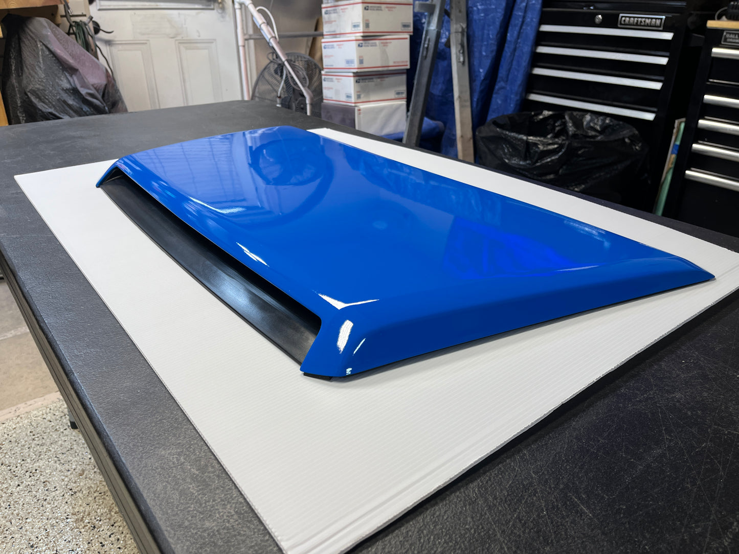 Toyota Tundra Hood Scoop - Voodo Blue 8T6 - 2014-2021