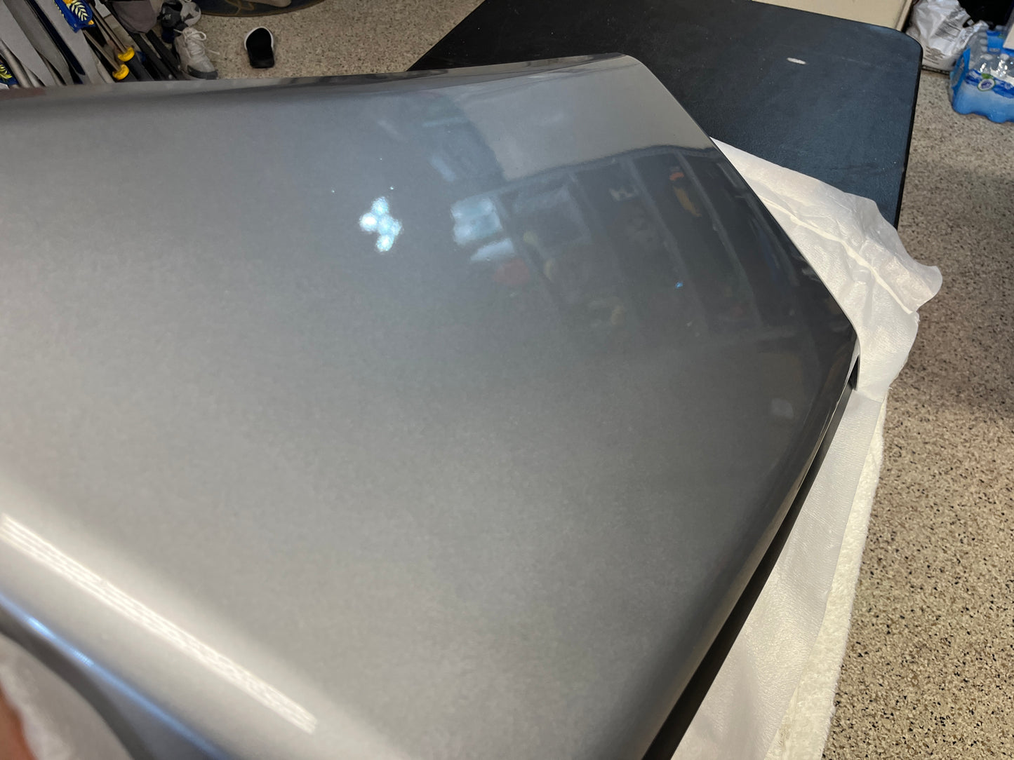 Toyota Tundra Hood Scoop - Silver Sky Metallic 1D6 Blemish - 2014-2021
