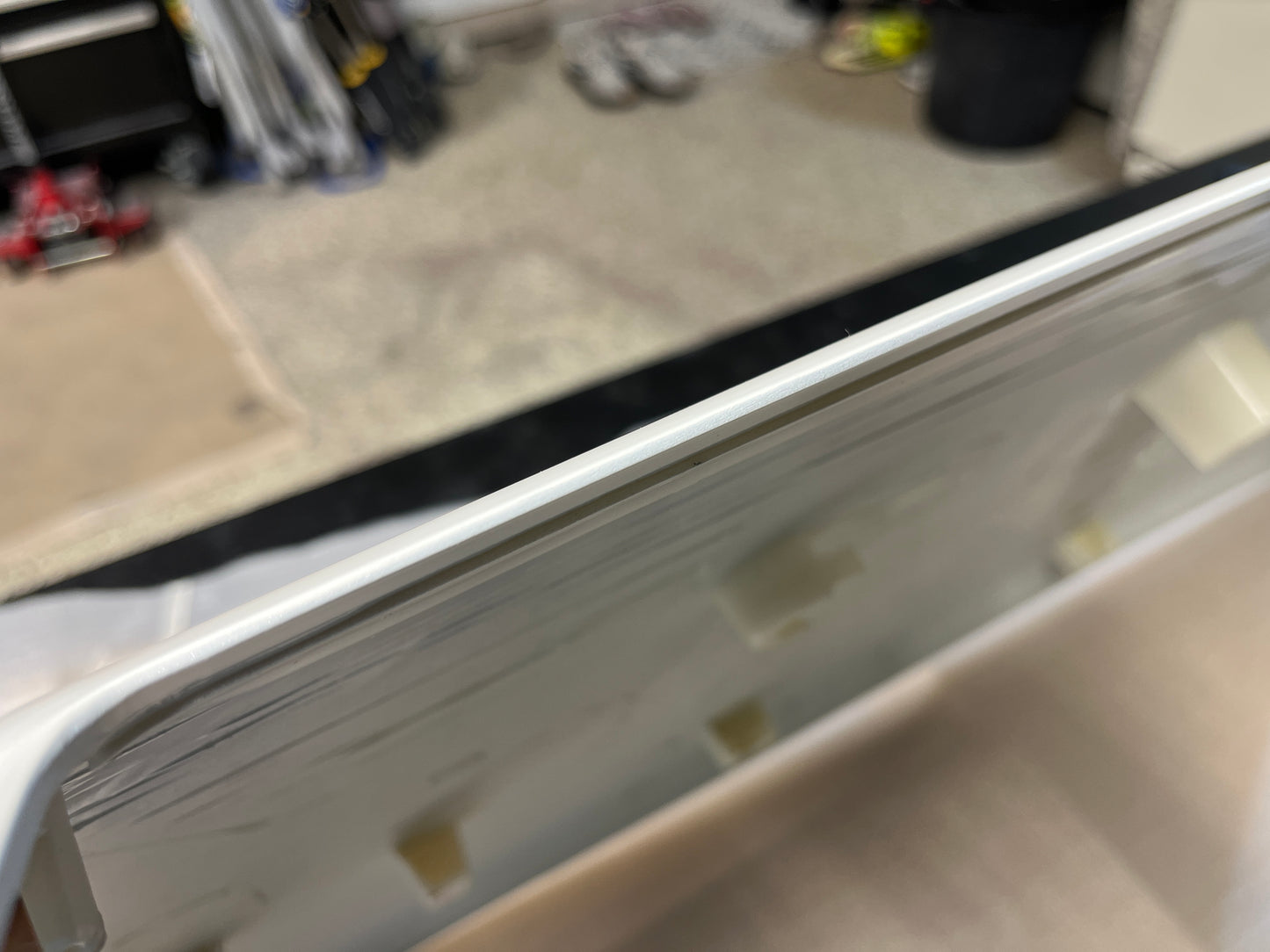 Toyota Tundra Hood Scoop - Super White 040 Blemish - 2014-2021