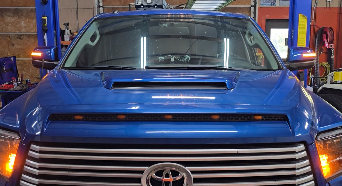 Toyota Tundra 2014-2021 Color Matched LED Mirror Caps - Paint On Demand