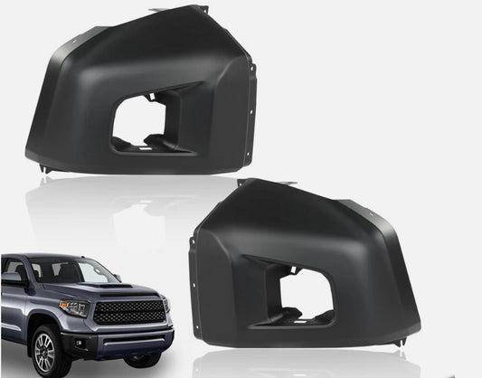 Front Color Matched Bumper Corners w. OUT Sensor Hole - 2014-2021 - Paint On Demand