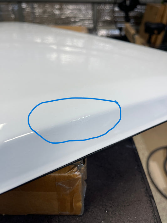 Toyota Tundra Hood Scoop - Super White 040 Blemish - 2014-2021