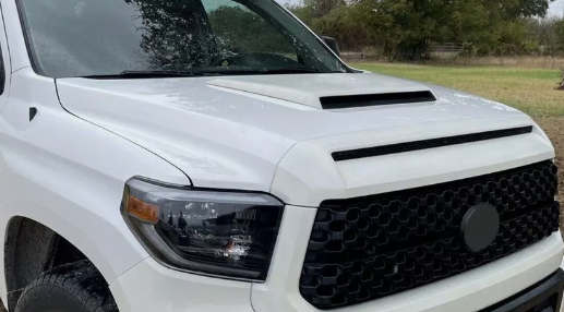 Toyota Tundra Super White Hood Scoop